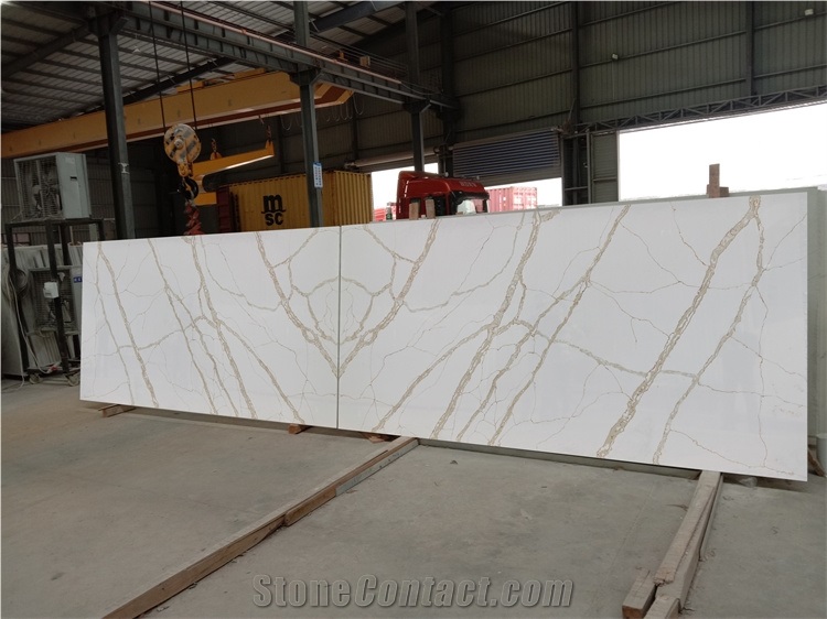  Artificial Quartz Slabs Tiles Stone Marble Look Veneer Top 