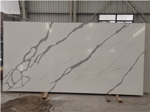Artificial White High Sense Style Gucci Quartz Slab Stone 