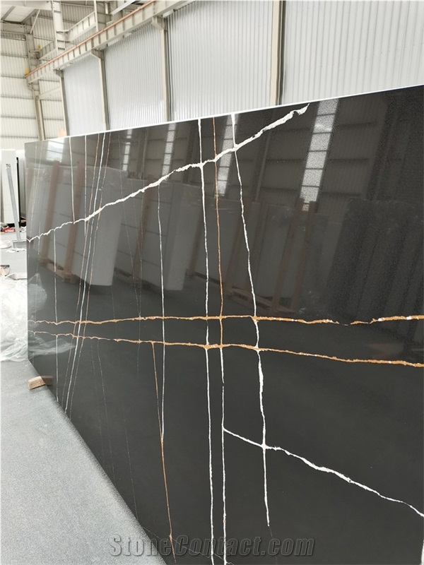 Black Polished Rectangle Table Top Bar & Hotel Lobby Table