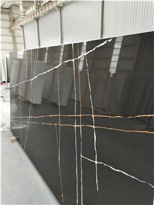 Black Polished Rectangle Table Top Bar & Hotel Lobby Table