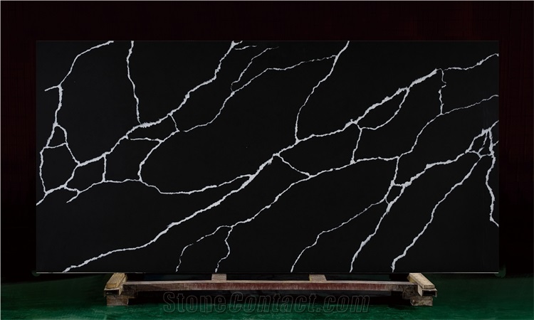 Calacatta Gold Quartz Stone Slab Statuary White Quartz Slabs
