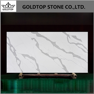 Calacatta Quartz Ocean Wave Marble Look Exterior Wall Facade