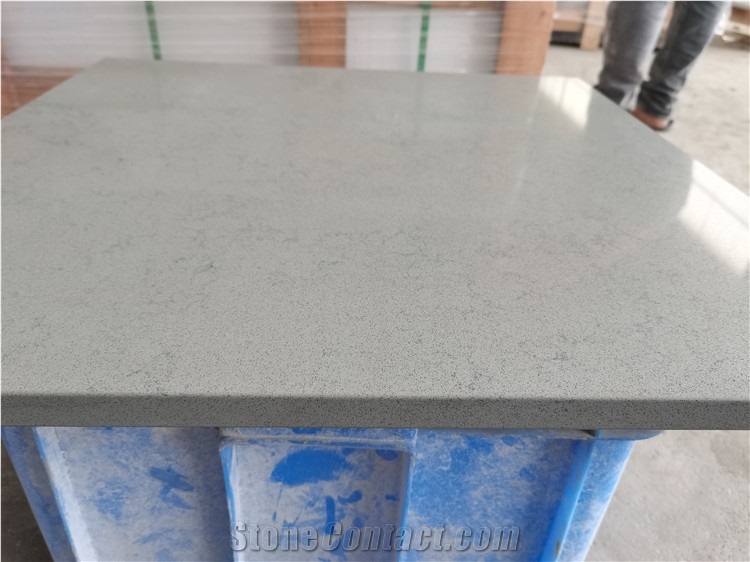 Carmen Ash Quartz Stone Tetragonum Shape Table Top