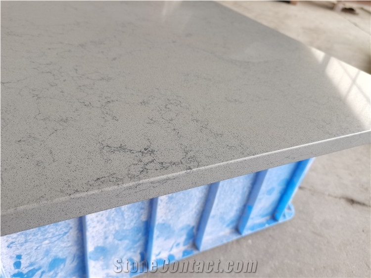 Carmen Ash Quartz Stone Tetragonum Shape Table Top