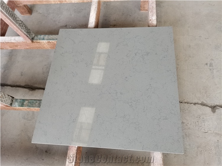 Carmen Ash Quartz Stone Tetragonum Shape Table Top
