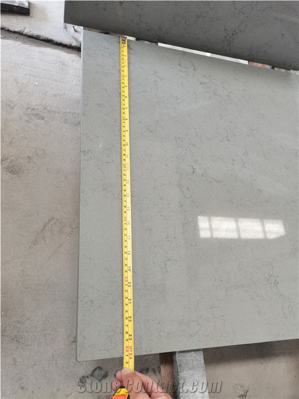 Carmen Ash Quartz Stone Tetragonum Shape Table Top