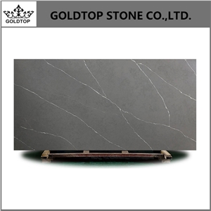 Leathered  Artificial Quartz Marble Production Line Slab