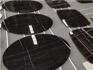 Natural Stone  Noir St. Laurent Marble Tabletop