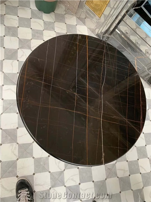 Natural Stone  Noir St. Laurent Marble Tabletop
