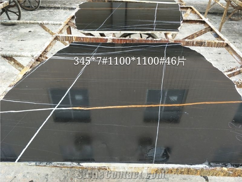 Natural Stone  Noir St. Laurent Marble Tabletop