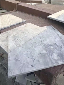 Naturall Super White Quartzite Table Home Hotel Bar Decor