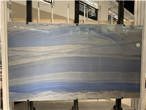 Azul Macaubas exotic blue color big slabs