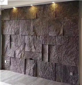 Original G654 Dark Grey Granite Split Wall Stone Cladding
