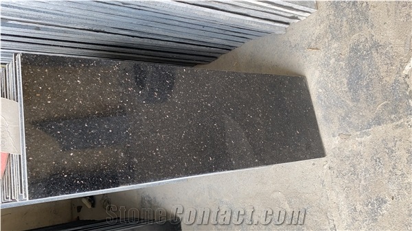 Black Galaxy Granite Slabs,Tiles 