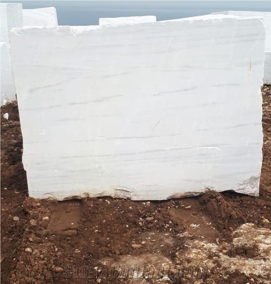 Bianco dolomite white marble blocks