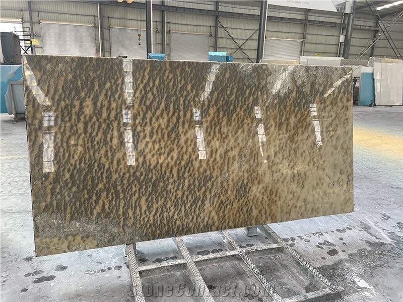 Agate Jade Aluminum Honeycomb Panel For Wall Cladding