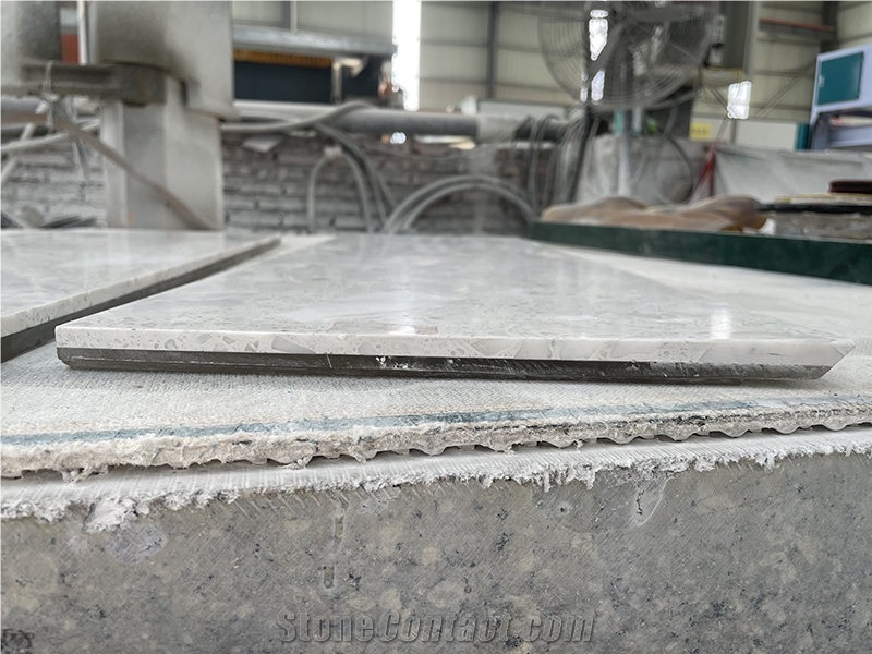 White Terrazzo Composite Acrylic Panel For Wall