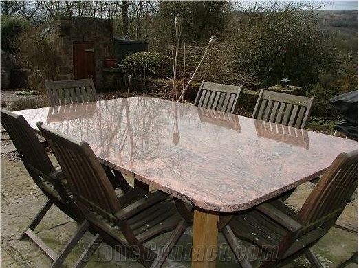 Juparana India Granite Patio Table Top