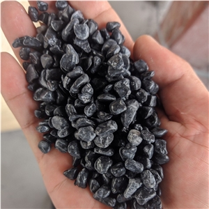 Landscaping stone black pebble stone for decoration
