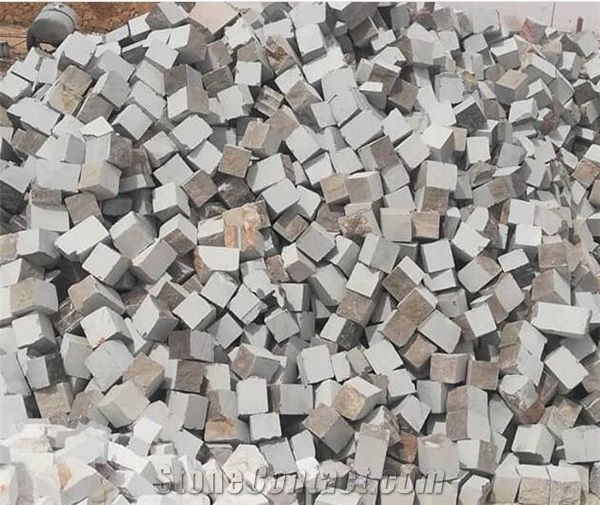 Light Brown Marble Pavers, Cobble Stone Cubic stone