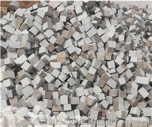 Light Brown Marble Pavers, Cobble Stone Cubic stone