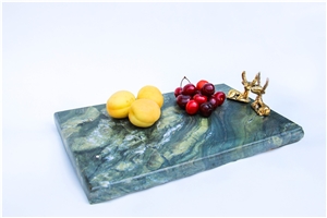 watercolor green tray