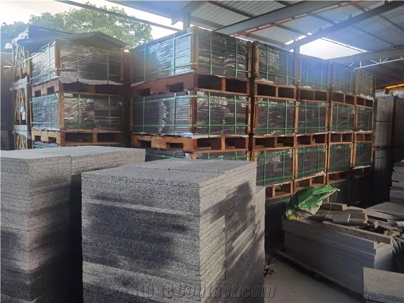 New G654 Dark Grey Sesame Black Cheap Granite Tiles &Slabs