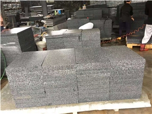 New G654 Dark Grey Sesame Black Granite Paver Tiles & Slabs