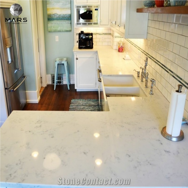 Artificial Quartz Stone For Kitchen Island And Countertops