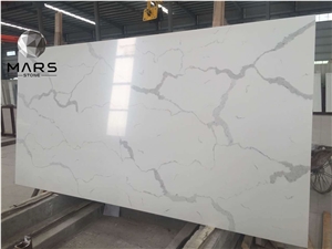 Chinese Artificial Crystal Quartz Stone Slab For Countertop