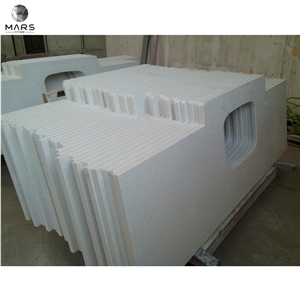 Customized Artificial Marble Quartz Countertop For Kitchens