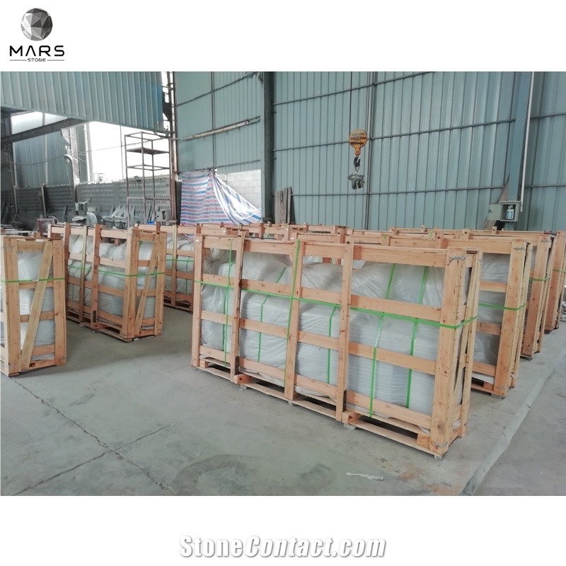 Customized Artificial Marble Quartz Countertop For Kitchens