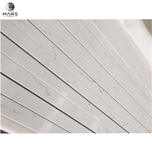 Engineered Carrara White Quartz Eased Polished Edges