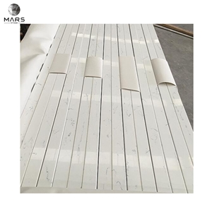 Engineered Carrara White Quartz Eased Polished Edges