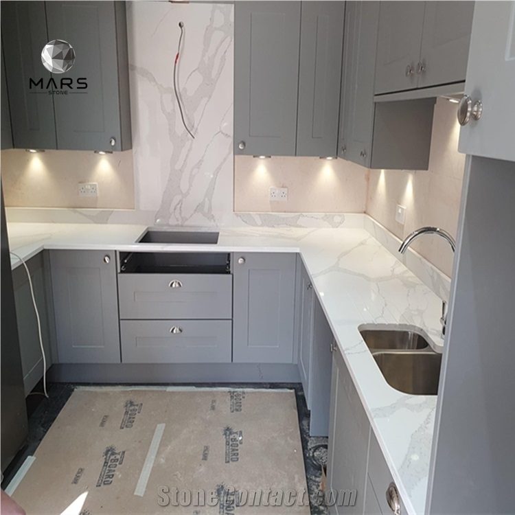 Factory Direct Sell Cheap Price Artificial Calacatta Quartz