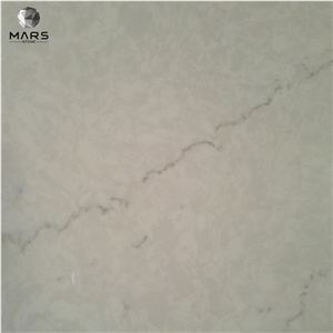 Factory Popular Design White Carrara Quartz Countertops Slab