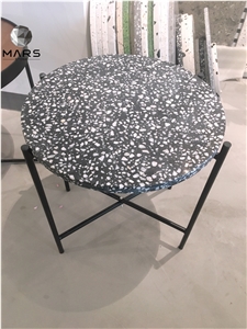 Factory Price Black Terrazzo For Table Top And Bar Top