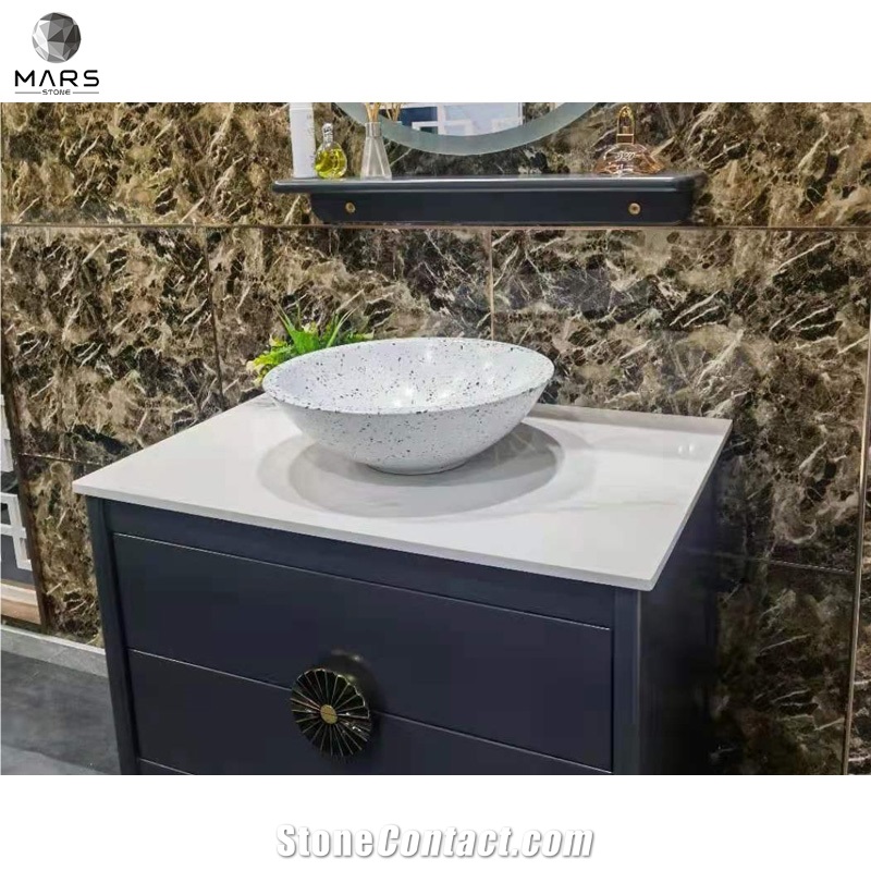 High Quality Water Resistance Terrazzo Stone  Wash Basin