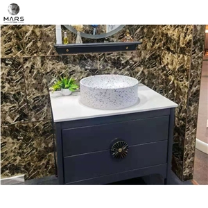 High Quality Water Resistance Terrazzo Stone  Wash Basin