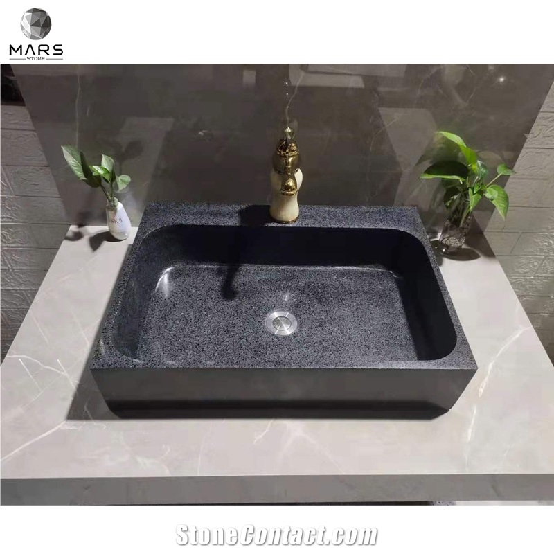 High Quality Water Resistance Terrazzo Stone  Wash Basin