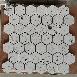 Hot Selling Cement Hexagon Terrazzo Mosaic Tiles