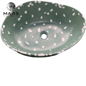 Inorganic Concrete Terrazzo Bathroom Kitchen Sink Wash Basin
