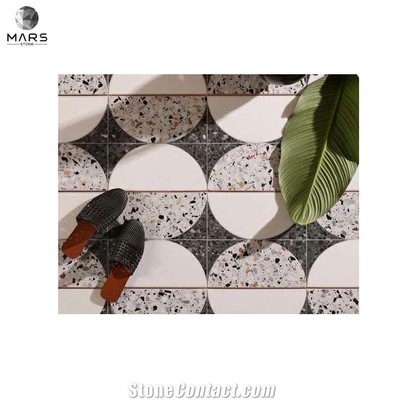 Modern Style Terrazzo Slab Tiles For Bathroom Flooring Wall