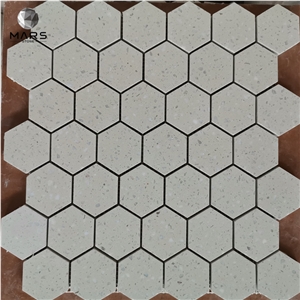 New Trend Floor Tile Terrazzo Hexagon Mosaic Factory