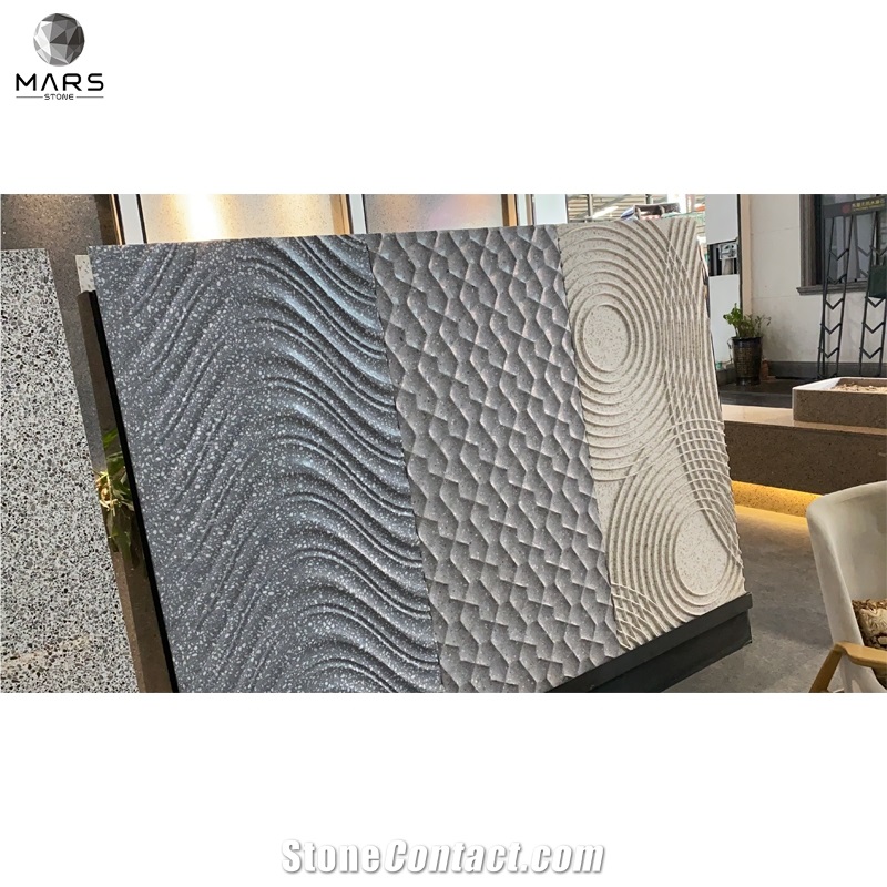 New Trend Nordic Special  Finish Terrazzo Tile Slab Design 