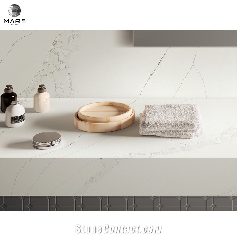 Popular Custom Engineered Quartz Stone Kitchen Countertops
