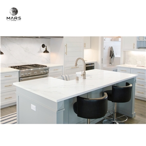 Popular Custom Engineered Quartz Stone Kitchen Countertops