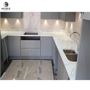 Popular Custom Engineered Quartz Stone Kitchen Countertops