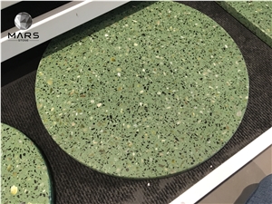Terrazzo Cement Multicoloured Kitchen Work Top And Table Top
