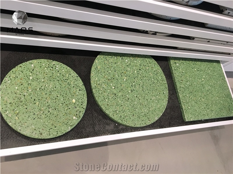 Terrazzo Cement Multicoloured Kitchen Work Top And Table Top
